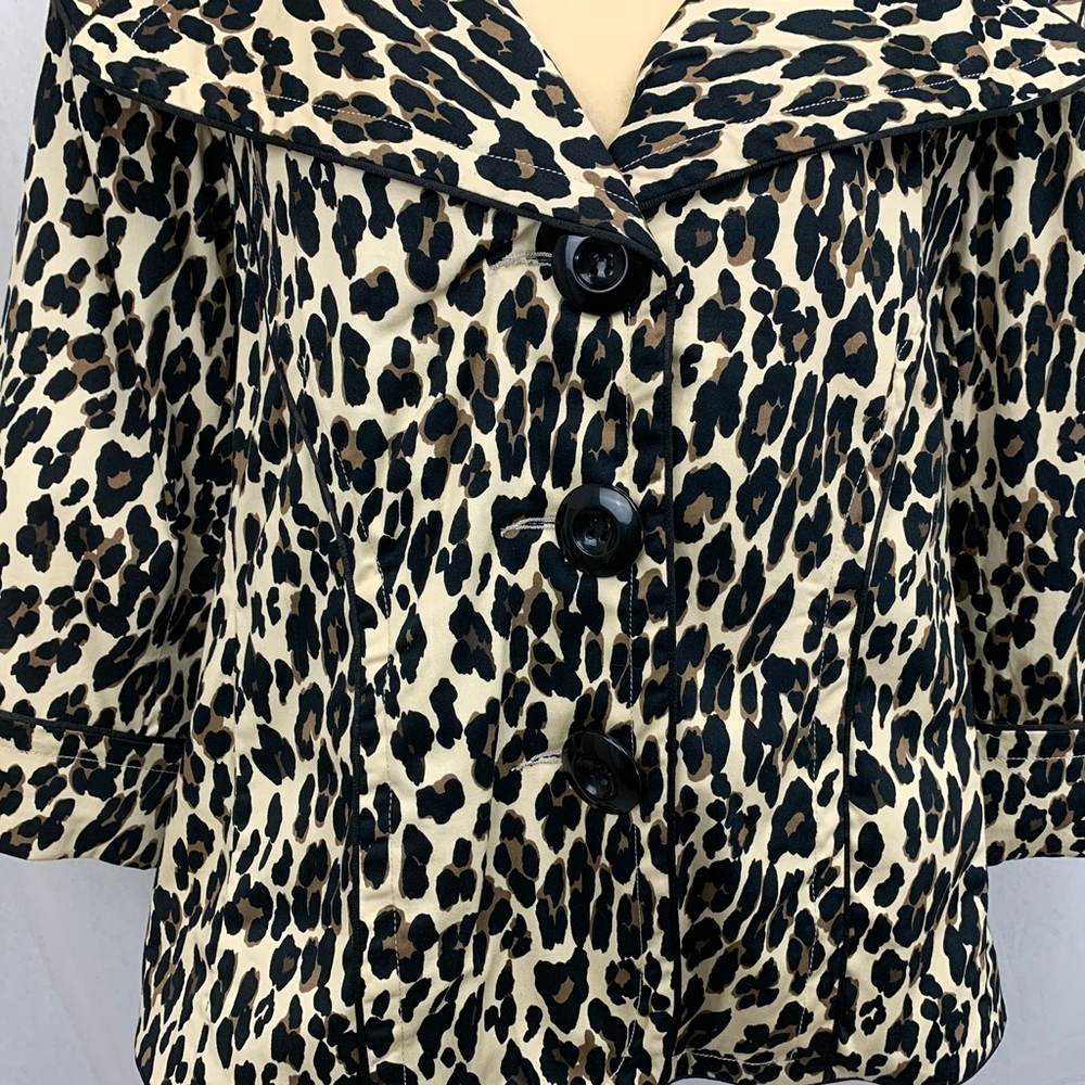 SOLD Lisa International Large Animal Print Jacket - Picture 2 of 8